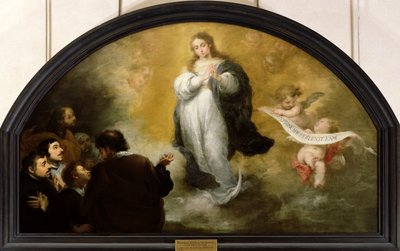 De verschijning van de Maagd, 1665 door Bartolomé Esteban Murillo